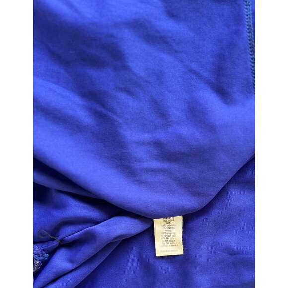 Anthropologie Pins And Needles Womens L Dress Black Blue Lace Sleeveless Mini - Picture 14 of 14